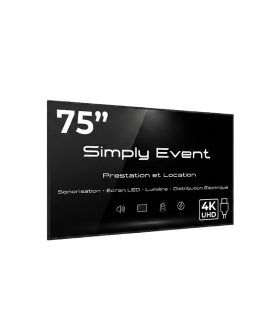 Afficheur 75″ – 4K – 800 cd/m²